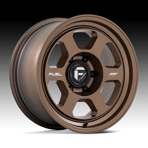 Fuel Hype FC860ZX FFT Matte Bronze Custom Truck Wheels 1